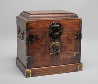 Large Chinese Export Wood Box