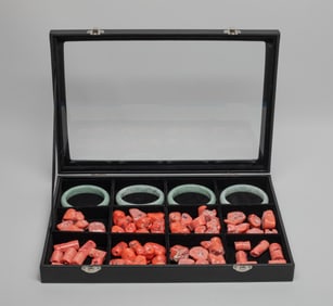 Estate Chinese Bangles & Beads
