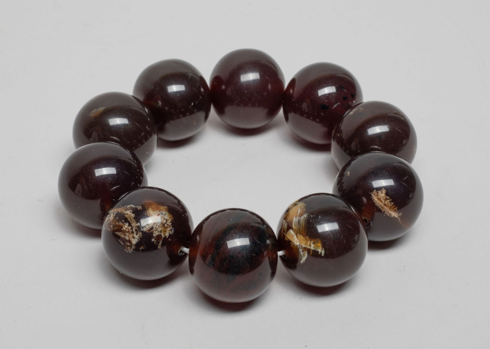 Large Bead Amber Prayer Beads (1 of 9)