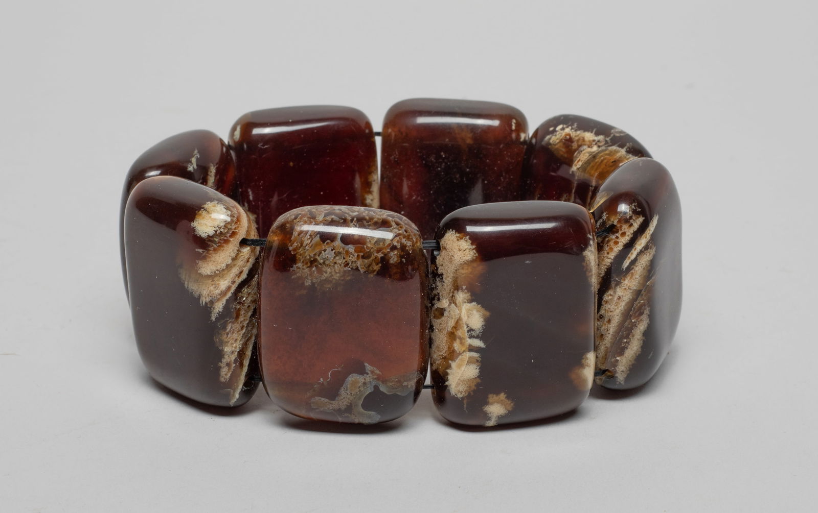 Large Bead Amber Bracelet (1 of 9)