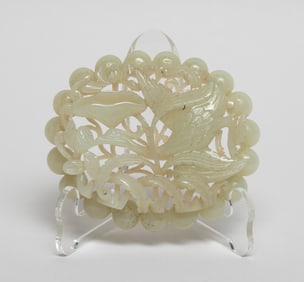 Chinese Jade Carved Plaque