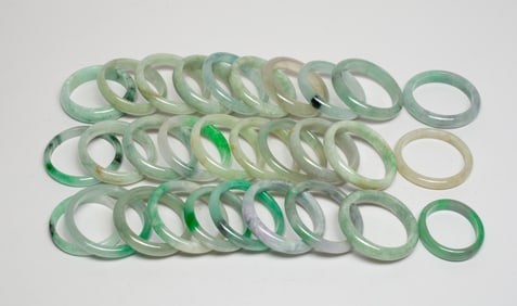 Estate Large Set Chinese Export Bangles