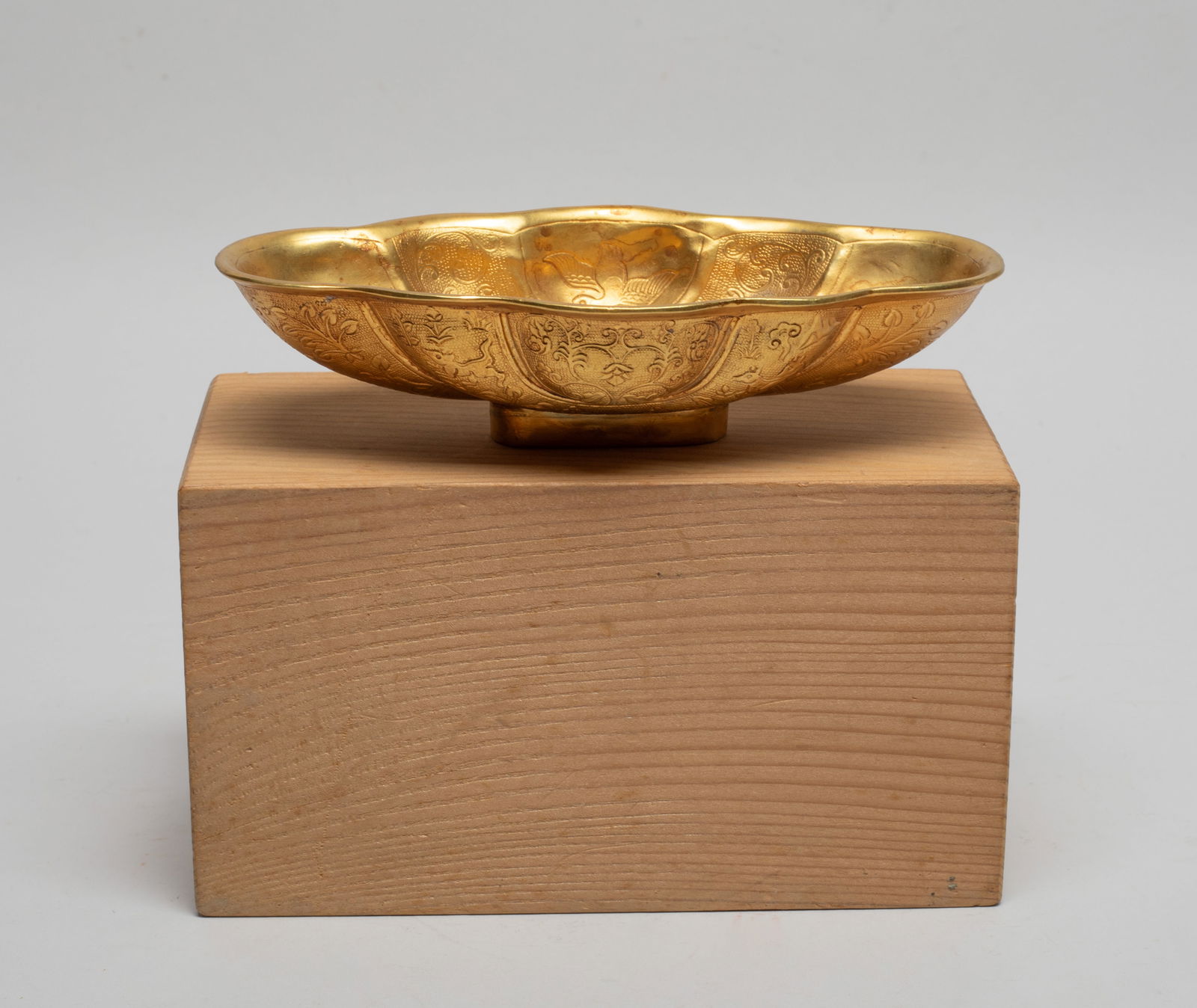 Collectible Chinese Gilt Bronze Cup (1 of 12)