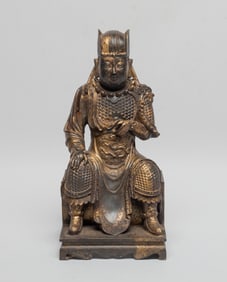 Chinese Gilt Bronze Sculpture of Buddha