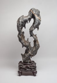Large Chinese Export Stone Sculpture