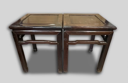 Two Chinese Wood Tables