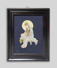 Special Chinese Brass Line & Sand Painting