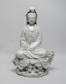 Chinese Blanc De Porcelain Kuanyin