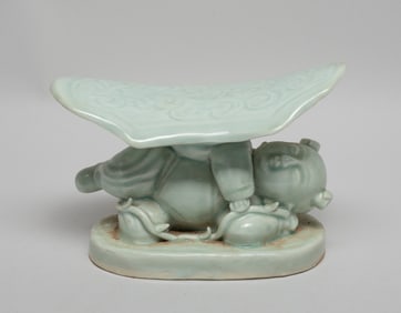 Chinese Hutian Type Porcelain Arm Pillow