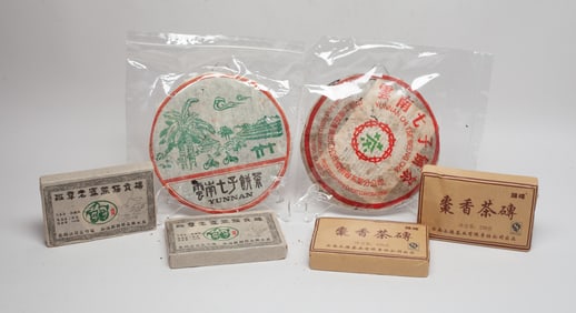 Estate Set Chinese Export Tea Bricks