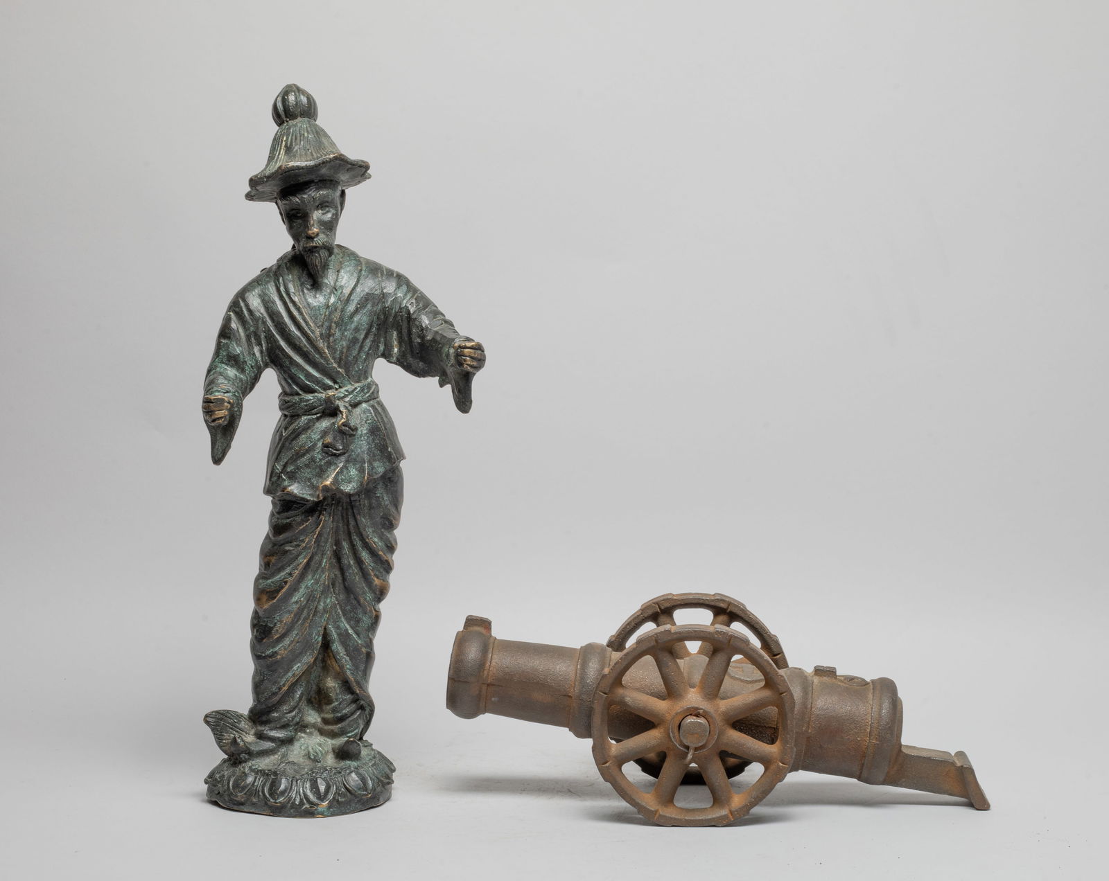 Tall France Metal Figure & Sculpture