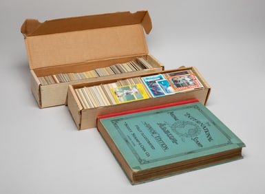 Estate Large Set Sport Cards & Stamps Book