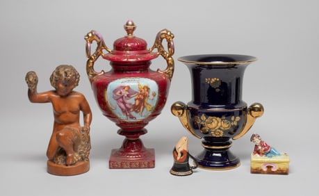 Estate Vintage Continental Porcelains