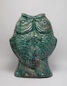 Chinese Export Large Porcelain Garden Used Vase