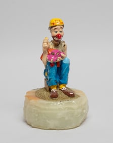 Vintage Ron Lee Clown Sculpture