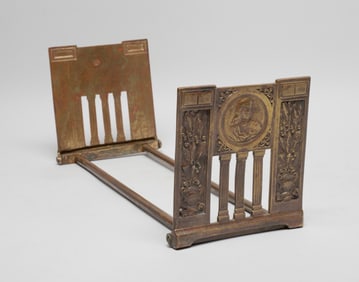 Antique Bronze Shakespeare Theme Bookends1920-30s