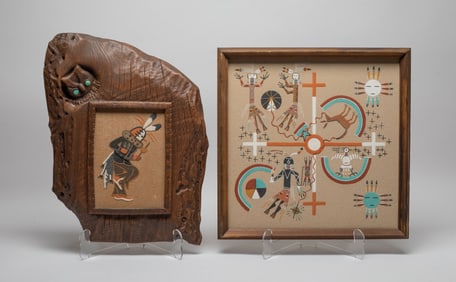 Two Navajo Sand Paintings