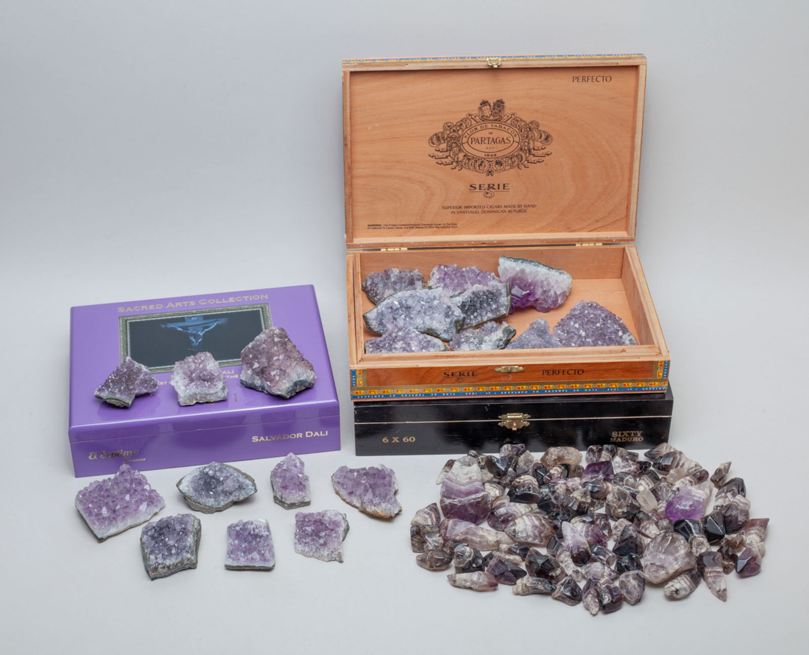 Large Set Amethyst Stones (1 of 10)