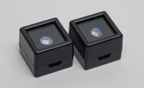 Two Fire Opal Cut Stones