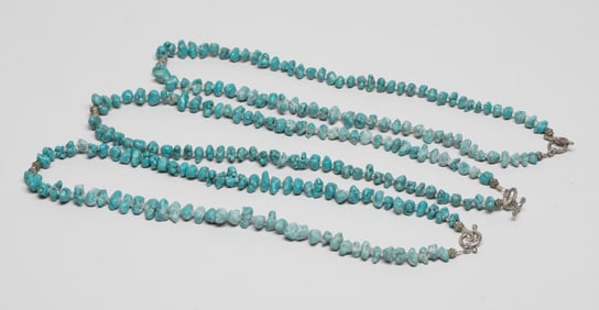 Handmade Three Turquoise Like Necklaces