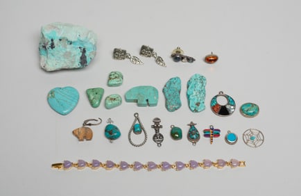 Estate Silver & Stone Jewelry Sets