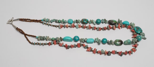American Southwestern Multi-strands Necklace