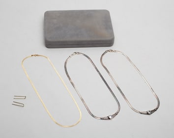 Set Sterling Silver Necklaces