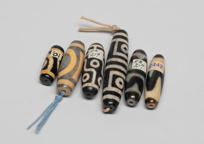 Estate Large Set Chinese/ Tibetan Dzi Beads