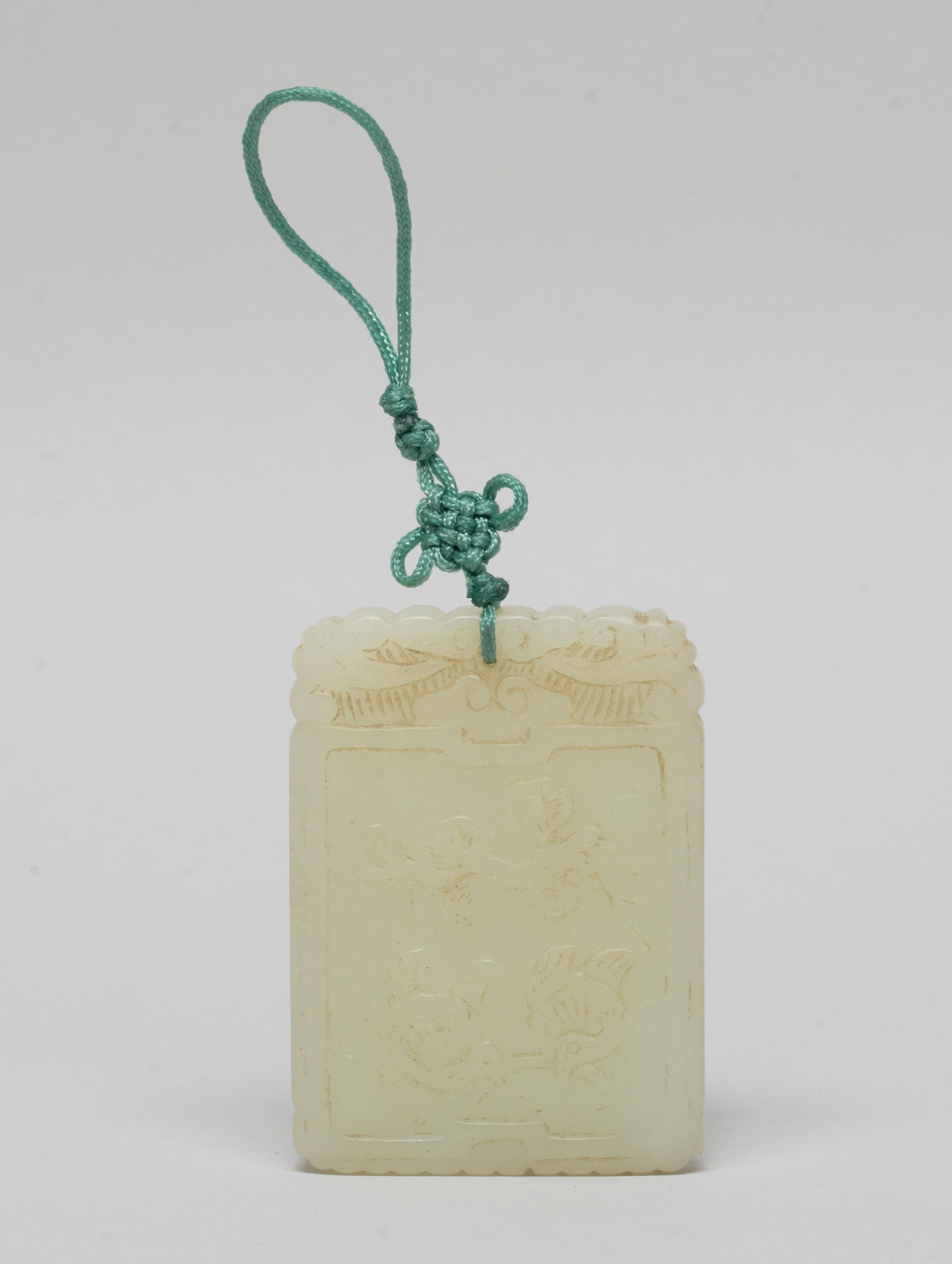 Chinese Export White Jade Plaque (1 of 10)