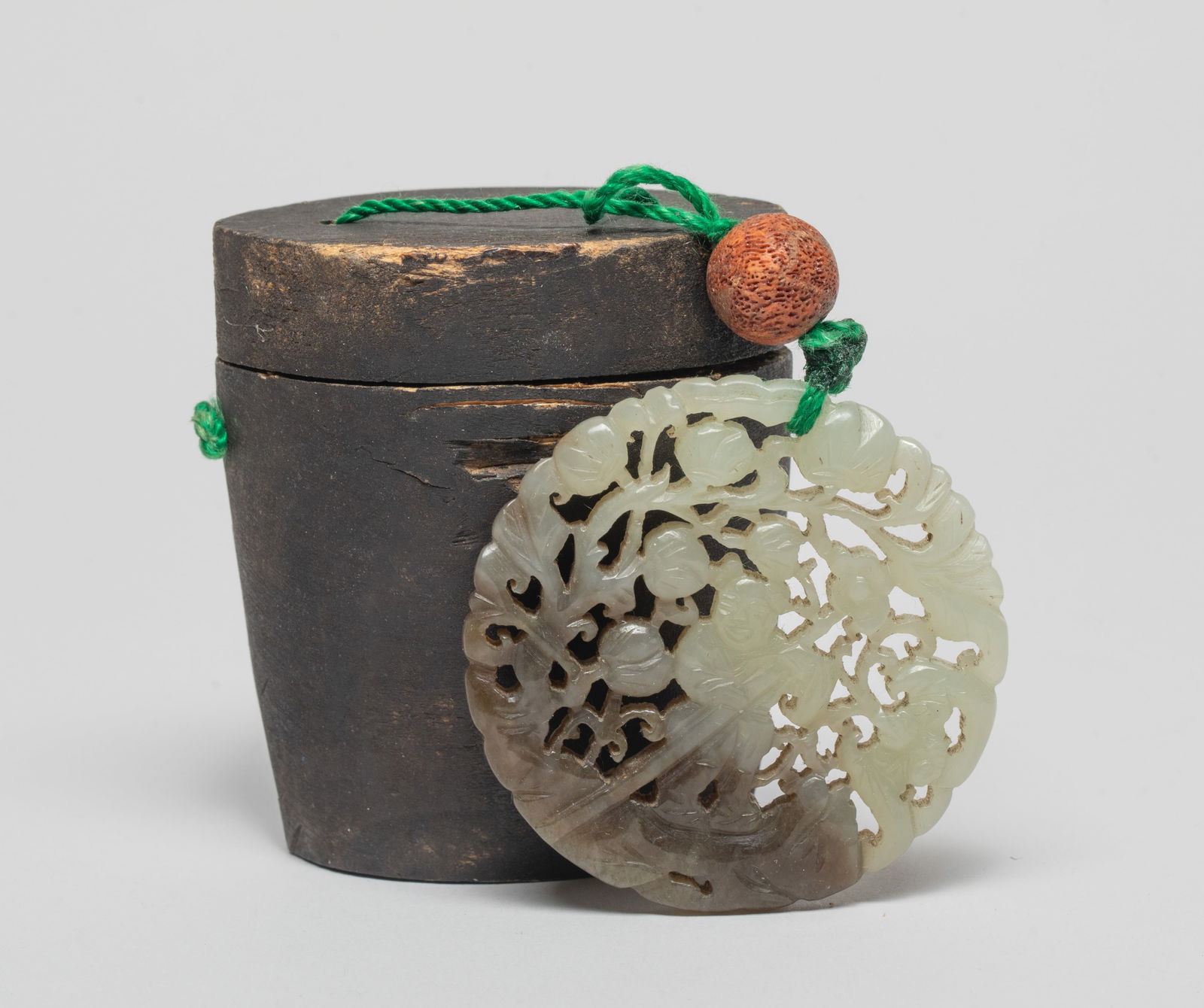 Chinese Purse w/ Jade Pendant (1 of 9)