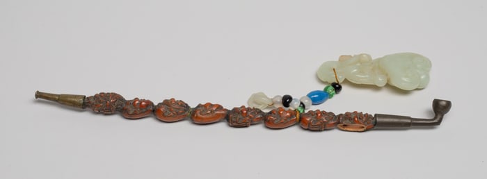 Chinese Pipe w/ Jade Toggle