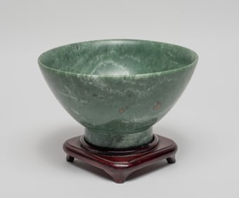 Vintage Large Jade Like Bowl