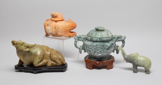 Estate Chinese Jade / Stone Sculptures
