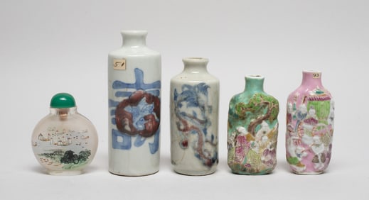 Estate Chinese Snuff Bottles