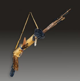 American Indian Leather & Stone Arrow