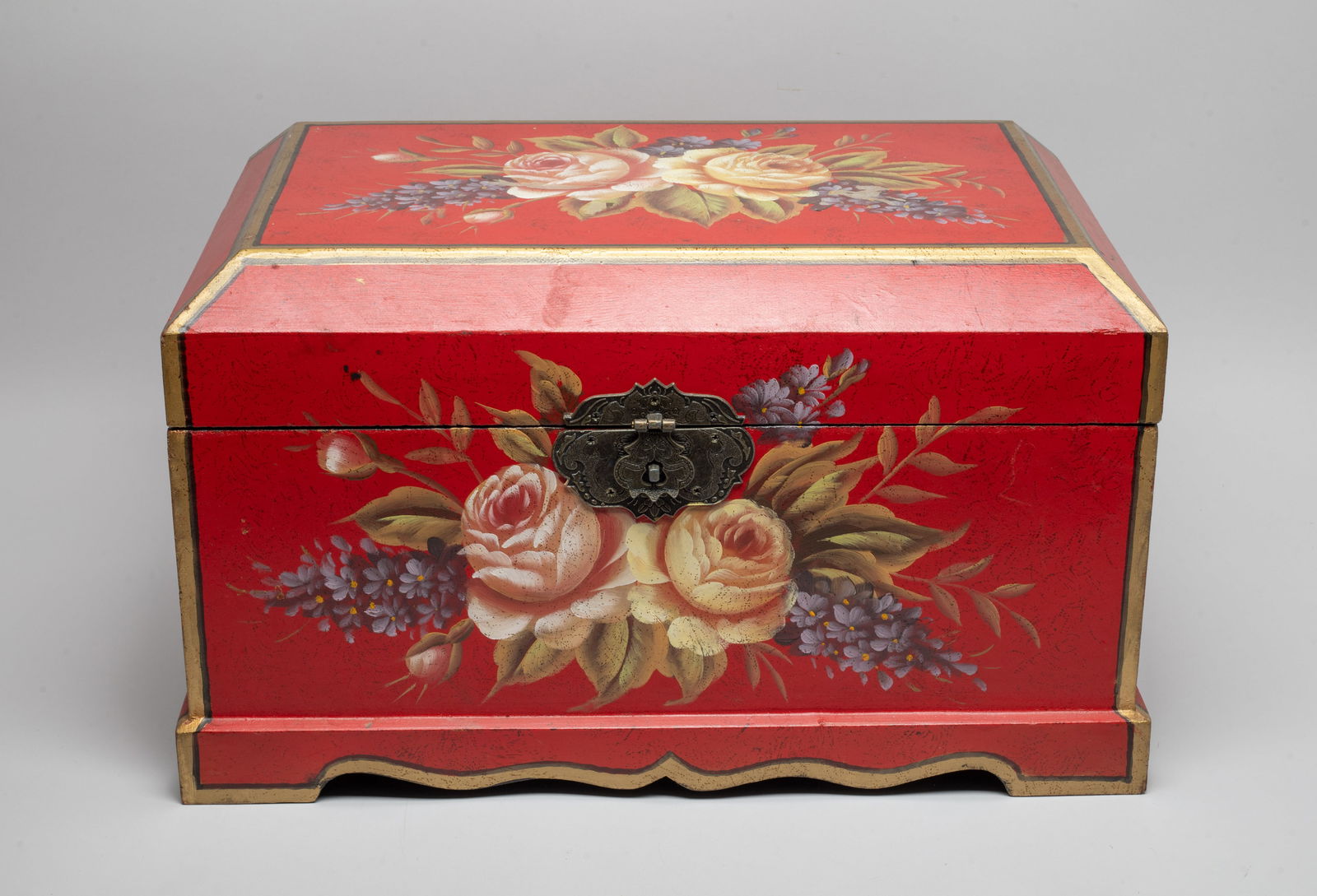 Large Victorian Type Wood Box (1 of 14)