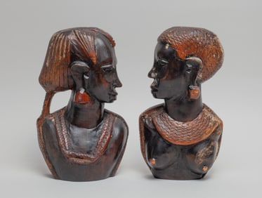 Two African Table Sculpture