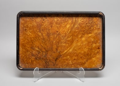 Vintage Chinese Export Wood Tray