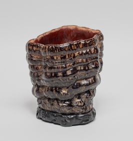 Rare Chinese Painted Lingchi Cup