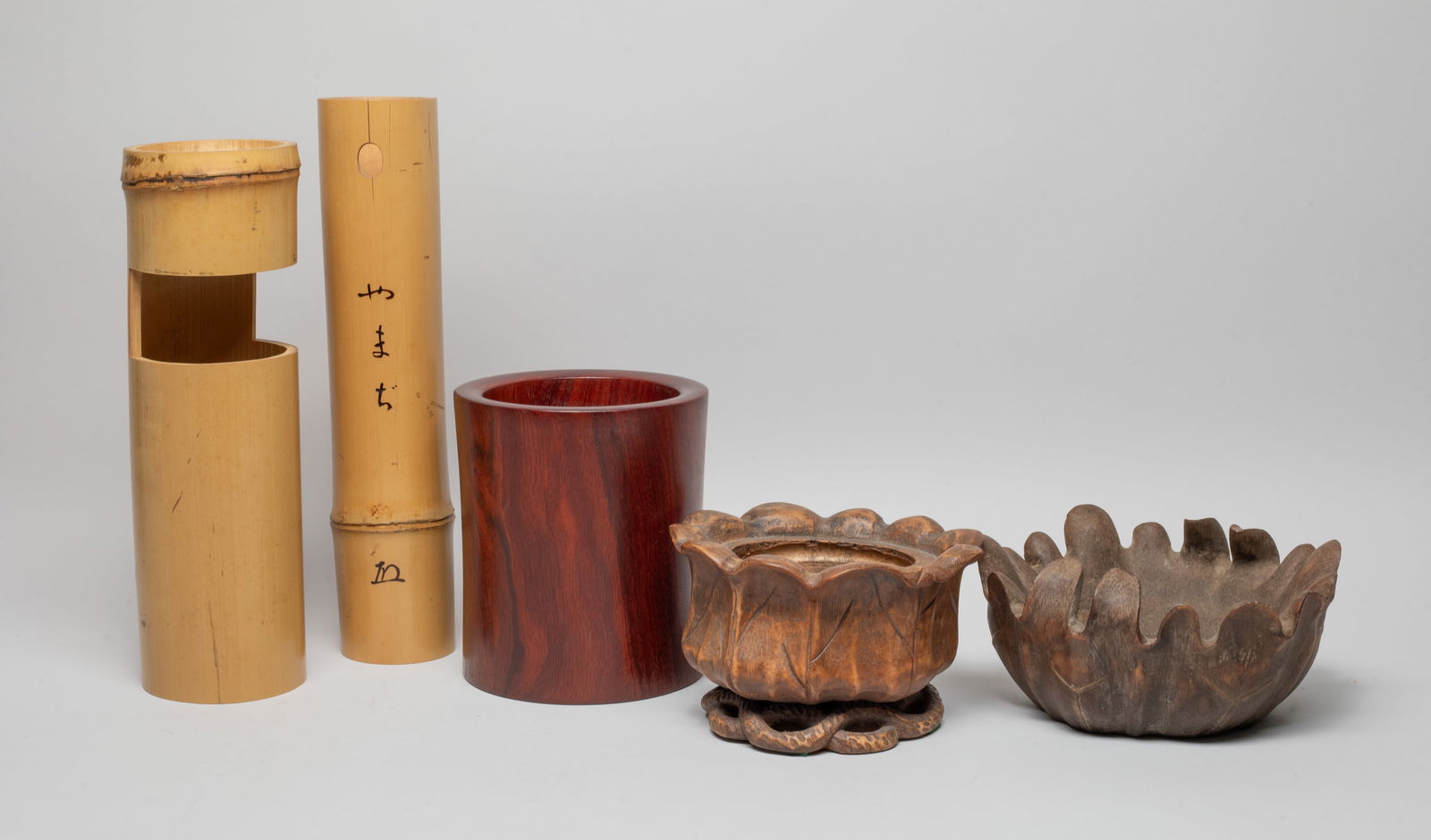 Chinese Export Bamboo/Wood Pieces (1 of 12)