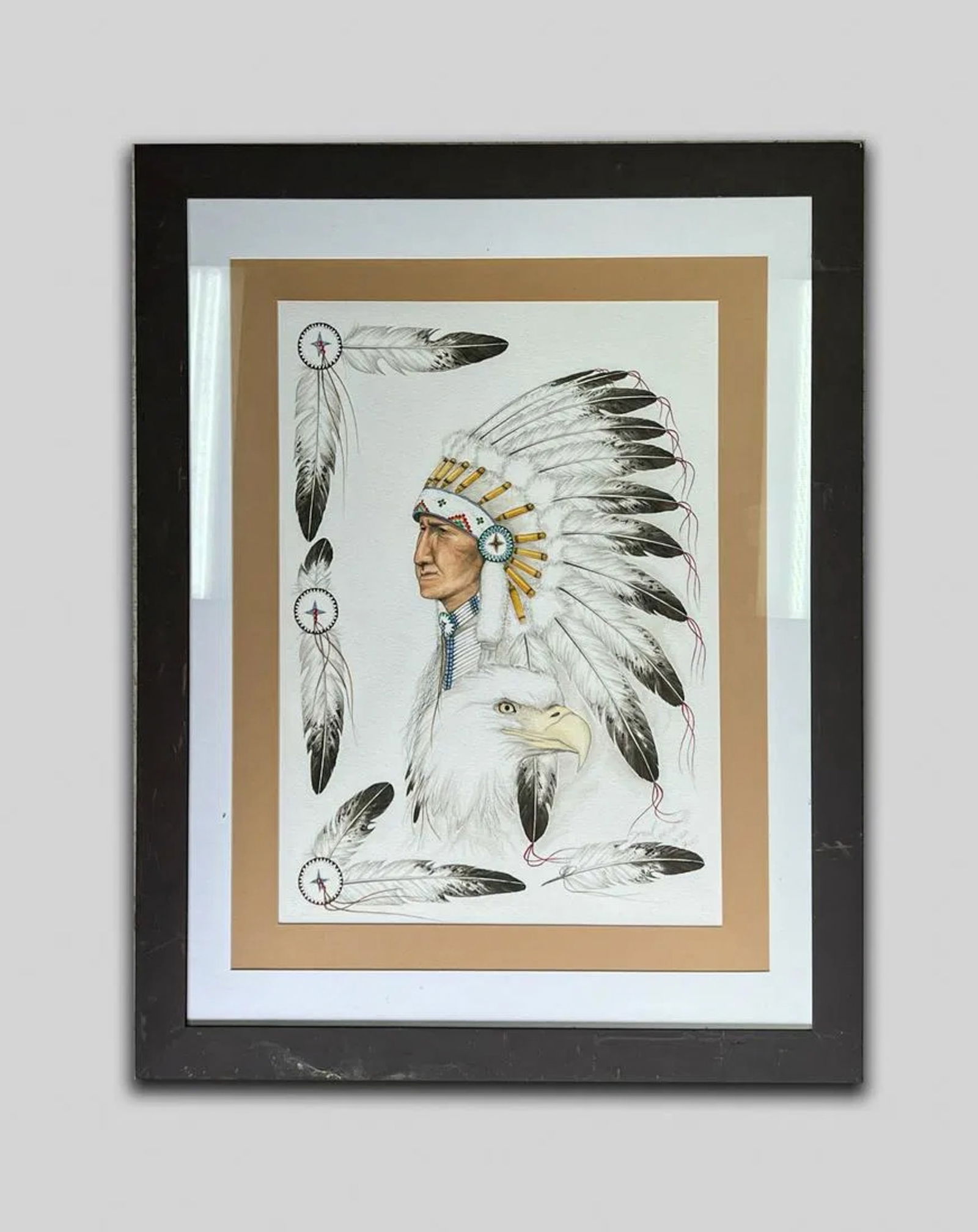 Collectible Signed American Indian Lithograph (1 of 13)