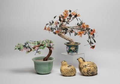 Chinese Export Bonsai & Decors