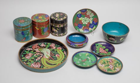 Chinese Antique Cloisonne Sets