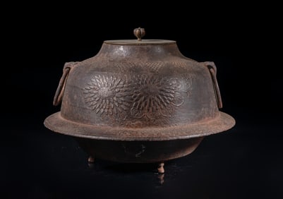 Antique Japanese Iron Tea Pot