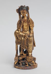 Special Form Korean Gilt Bronze Buddha