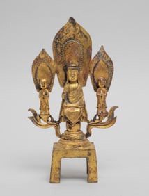 Chinese Gilt Bronze Buddha