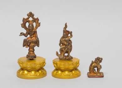 Chinese Gilt Bronze Sculpture of Buddha