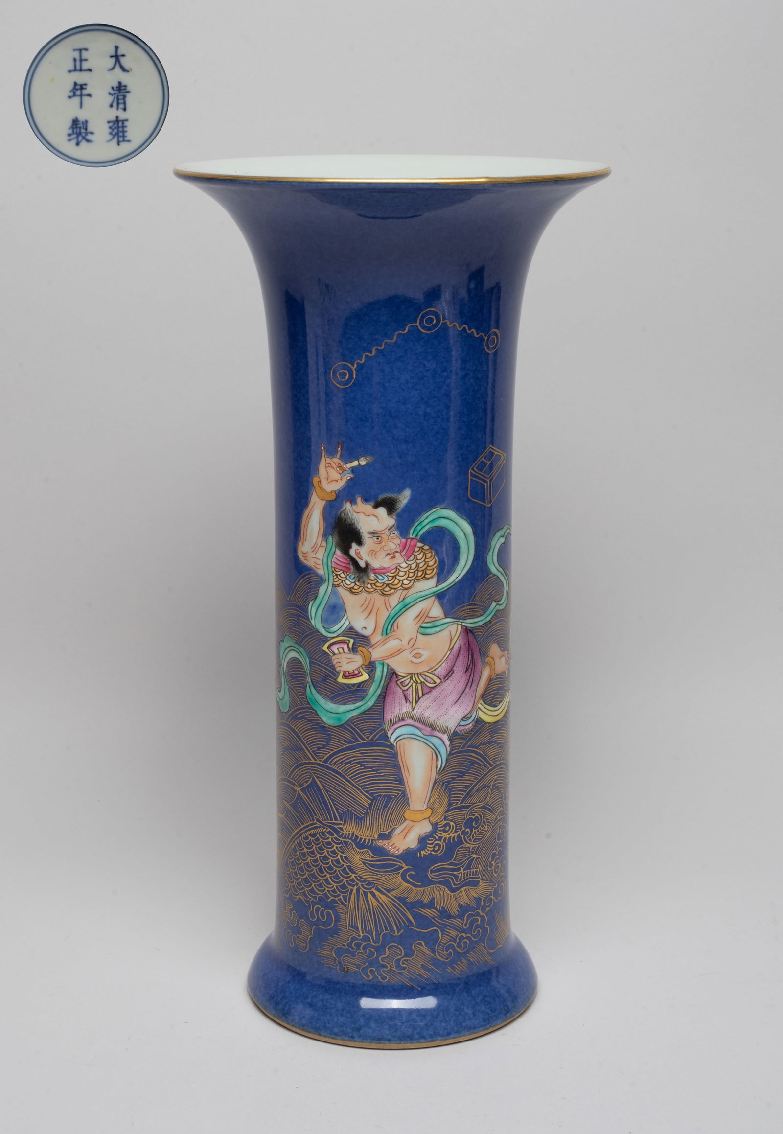 Tall Chinese Export Porcelain Vase (1 of 15)