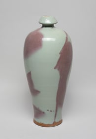 Tall Chinese Jun Ware Porcelain Vase