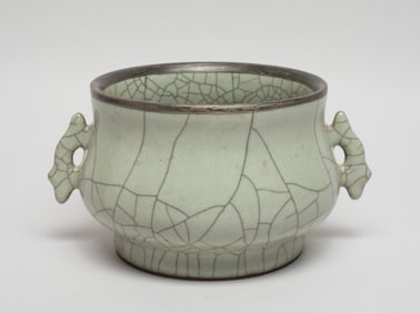 Chinese Ge Ware Porcelain Censer